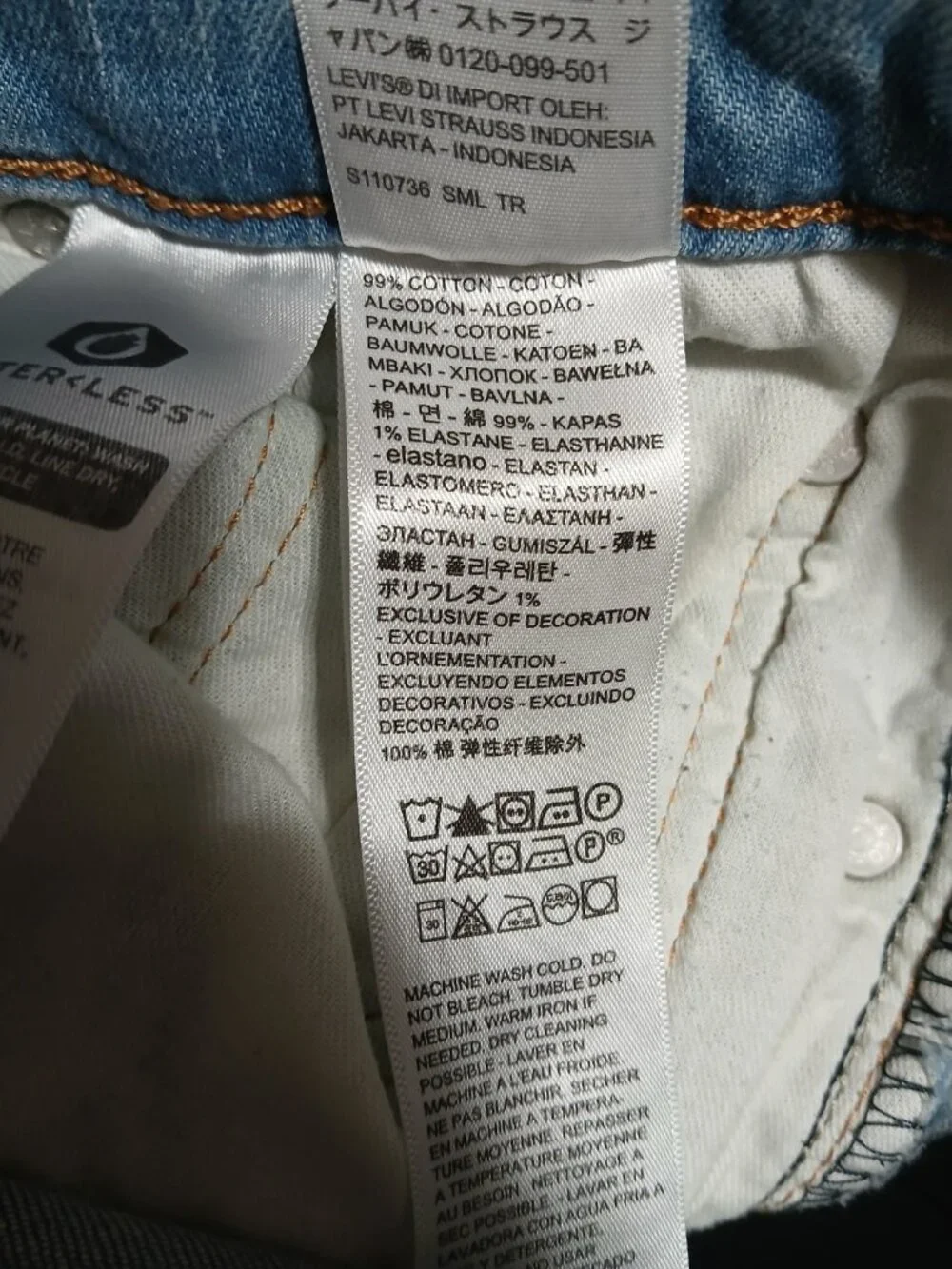Levi's 514 Straight Fit Men's Jeans 29x30 light Wash blue denim stretch faded